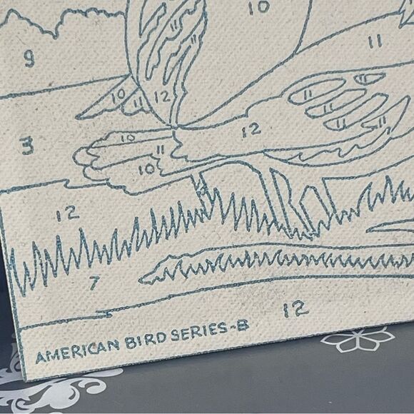 Vintage Hasbro Framed Paint by Number American Bird Series set of 4 - Picture 5 of 13